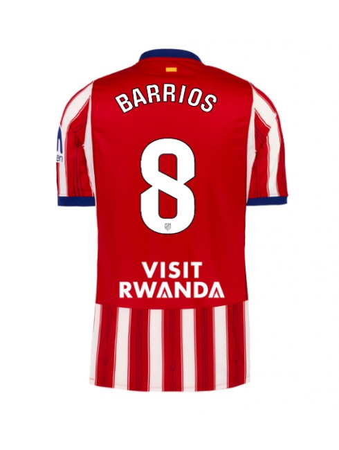 Muži Futbalové oblečenie Atletico Madrid Pablo Barrios #8 2026-27 Krátky Rukáv - Domáci Muži Futbalové oblečenie Atletico Madrid Pablo Barrios #8 2026-27 Krátky Rukáv - Domáci